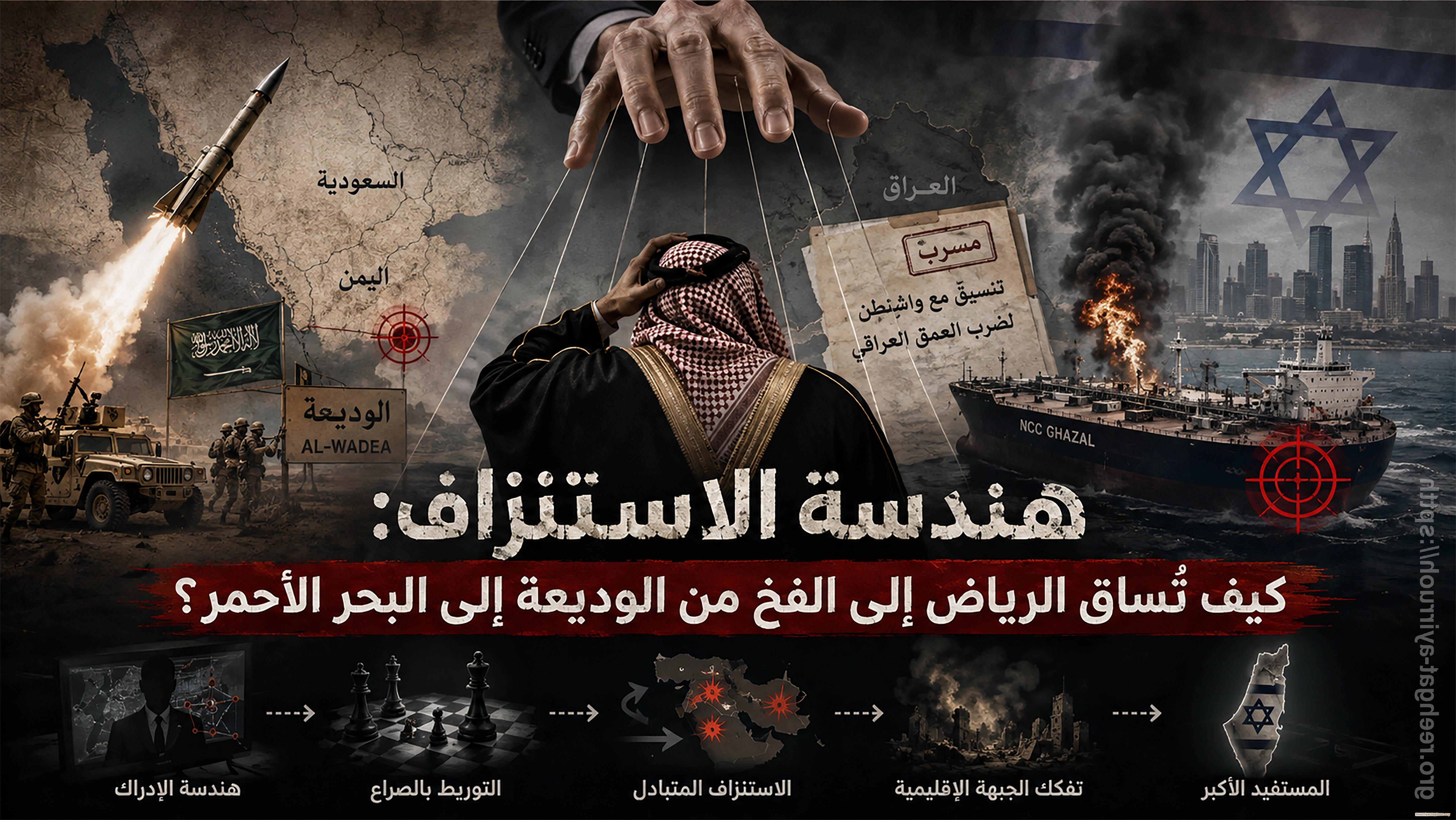 هندسة الاستنزاف: كيف تُساق الرياض إلى الفخ من الوديعة إلى البحر الأحمر؟